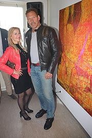 Barbara Osthoff, Ralf Moeller beim Grand Studio Opening des Künstlers Alexander Höller (The emotion Artist) in München am 10.05.2019 (©Foto: Martin Schmitz)